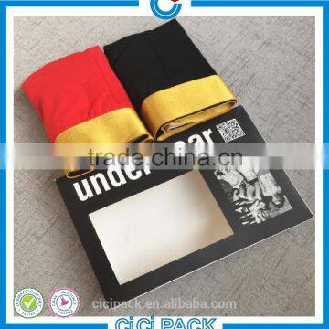 CMYK Printing Custom Underwear Box Paper, China Made Paper Package Underwear Box, Hot Sale Paper Underwear Packaging Retail Box