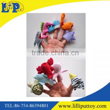 New design PP cotton sea animal finger doll