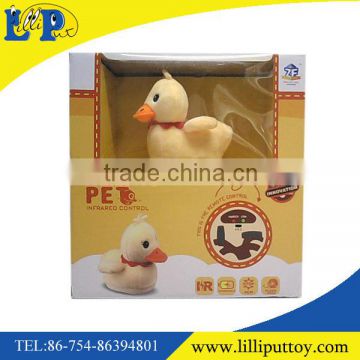 Childrens cartoon R/C plush duck toy