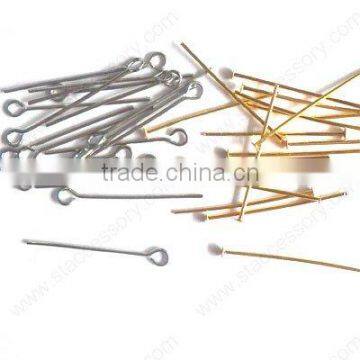 Gold Plated Eye Head Pins 16mm to 50mm Findings Craft