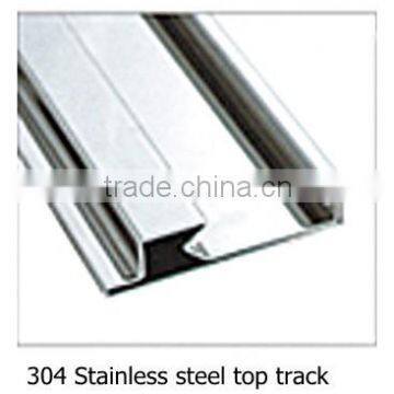 304 Stainless Steel Frame Straight Sliding Glass Compact Shower Room Design(KD5588) photo-3