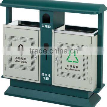 Max-HK14 School/Park/Apartment Open Air Recycling Waste Dustbin
