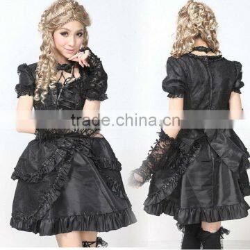 GLP Lolita Punk Gothic Wedding party Princess Sleeve onepiece dress 61228