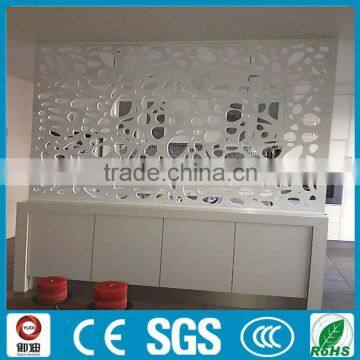 Hot sale laser cut soundproof room divider for commercial decoration