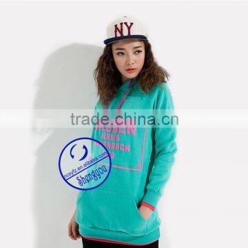 2015 Cheap Womens Printed Custom Pullover Hoody for OEM Service