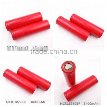 Button Top 3400mah 18650BF 3.7V battery cells NCR18650BF