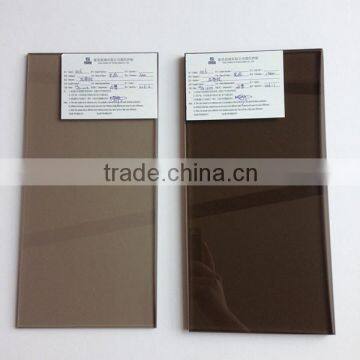 Colorful tinted tempered glass panel