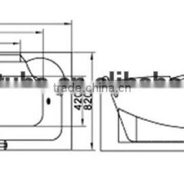 SUNZOOM Massage Bath Tub,deep Corner Bath Tub,free Sex Europe Hot Tub photo-6