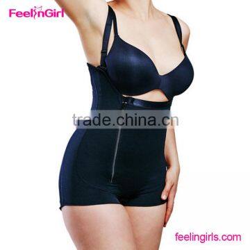 Plus Size Black Zipper best hot shapewear for women