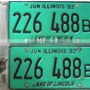 car license plate