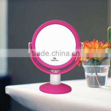 Rosegold Makeup Mirror Vanity Desktop Double Sided 10x Magnifying Mirror Supplier's Choice photo-4