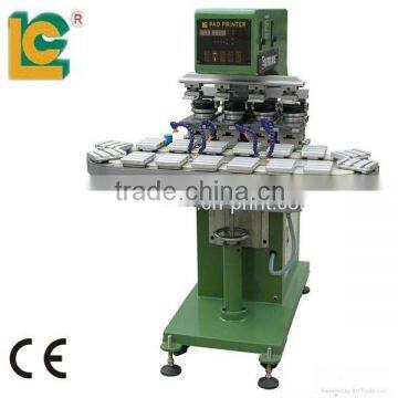 LC-PM4-200/16T 4 Color Ink Cup Tampon Pad Printing Machine