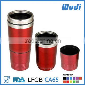 hot sell double wall travel mug 2 in 1 CM202