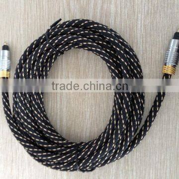 Digital Optical Audio Toslink Cable with Nylon Mesh High Quality