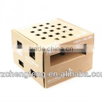 High quality custom printing corrugated paper packaging box special design