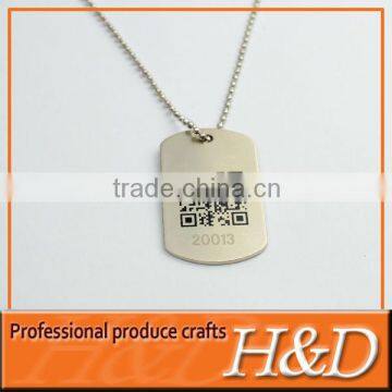 laser metal dog tag