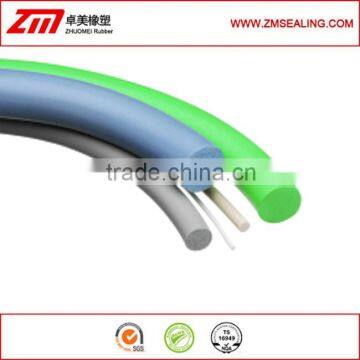 Elastic silicone sponge rubber cord with ID 6mm/7mm