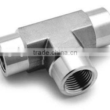 High Pressure Tee Fitting, tee ,instrumentation pipe fitting