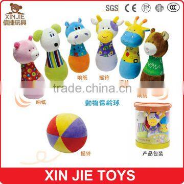 new design plush ball doll toy soft singing ball doll