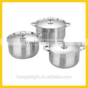 Hotselling 12pcs stainless steel cookware set