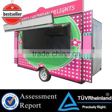 2015 HOT SALES BEST QUALITY snack food car food car for sales food car for Austrlia standard