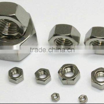 DIN 934/ 4.8grade nut M12/ with zinc palted fastener made in hebei handan