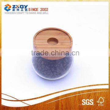 DongGuan Wood Lid Glass Bottle