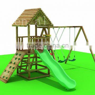 Best Sale Customized Fashion Wood Playground for Kids on Sale photo-4