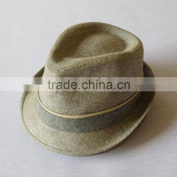 High quality comfortable and suitable cotton fedora hat fedora cap