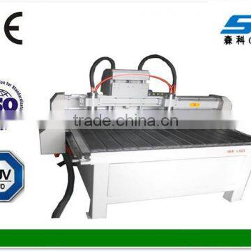 cnc carving PVC, leather,acrylic,leather machine/cnc one-to-two heads wood router/cnc multi-heads engraving machine price