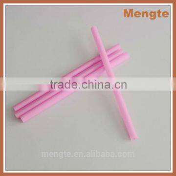Mengte Wholesale 8*250mm Pink PP Pearl Milk Tea Drinking Straw
