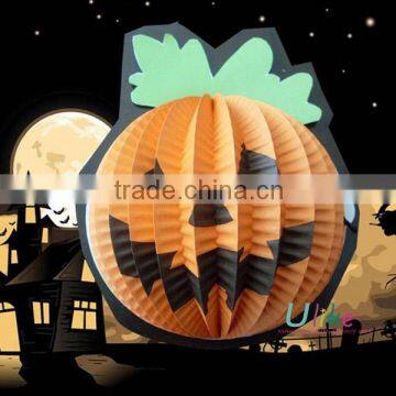 Spider And Pumpkin Pattern Halloween Lantern for holloween decorations