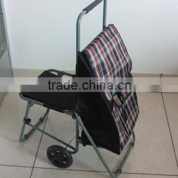 Stair Climbing Shopping Trolley Cart With Chair photo-4