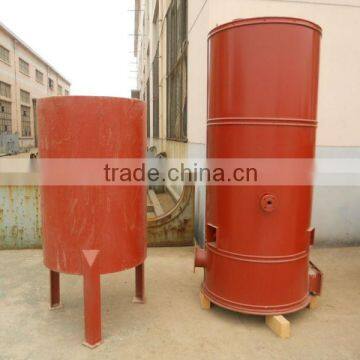 Vertical oil fired boiler