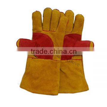 Welding Glove Made With Beef Split Leather Lining With Excellent Quality photo-3