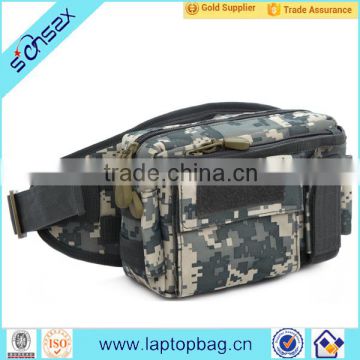 Canvas small camo waist bag for outdoor sports