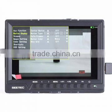 7-Inch Contrast 1200:1 LCD Monitor with IPS Panel Peaking Focus Assist & Exposure FW760
