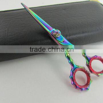 Professional barber hair cutting scissors