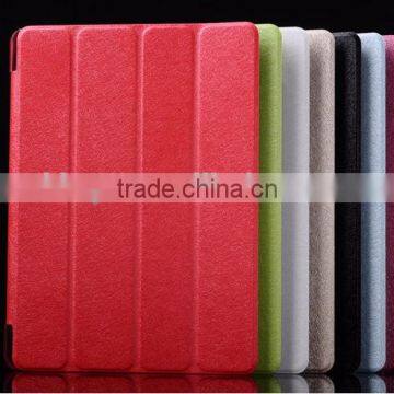 Pu leather four folder case for ipad cover case D0108