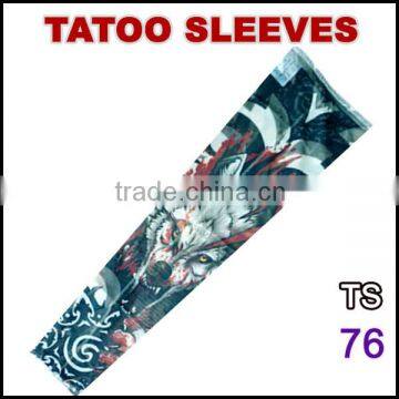 TS76 nylon fake tattoos arm sleeves body tattoo sleeves/tattoo tribal