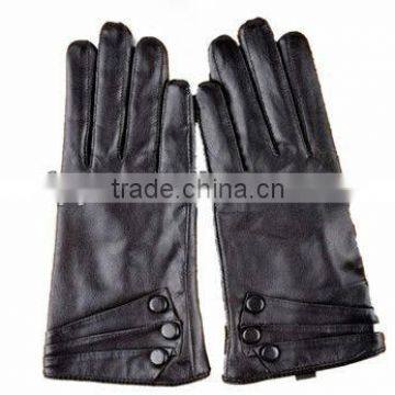 Fashion Ladies Brand gloves, Genuine sheepskin leather gloves