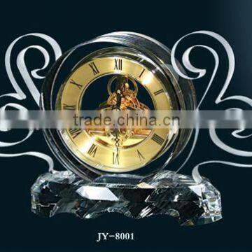 Decoration Crystal Glass Clock