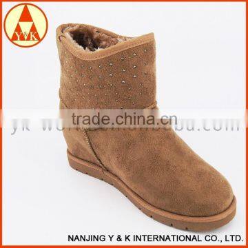 High quality commercial rubber men winter snow boots shoes