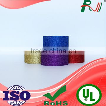 fashion pressure sensitive glitter tape for paper cut