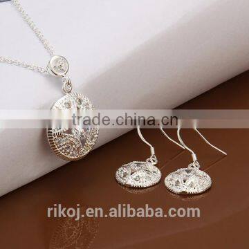 2015 Wholesale 925 sterling silver arabic wedding favors gift Jewelry set