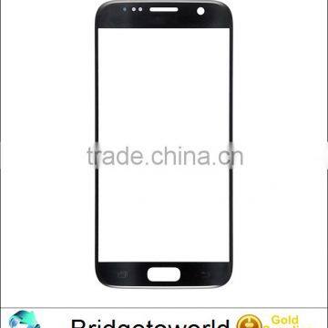 Black of white replacement front outer touch screen glass lens for samsung galaxy s7