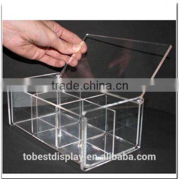 beautiful acrylic boxes with lids,clear acrylic box with dividers,acrylic cotton box shenzhen factory