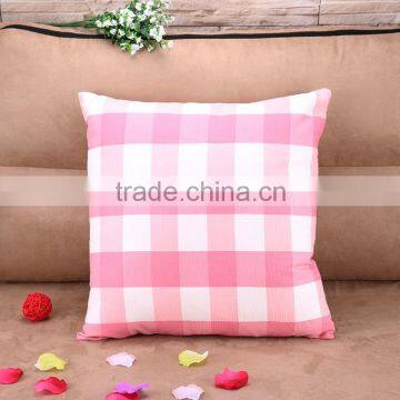 Creative Home Cushion Cover Plaid Printed Cotton Pillowcases