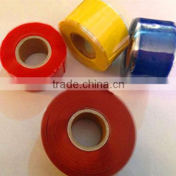 Strong adhesion silicone rubber tape