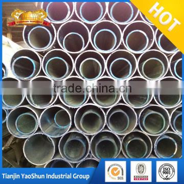 ASTM A500 low carbon galvanized steel pipe for greenhouse furniture scaffolding